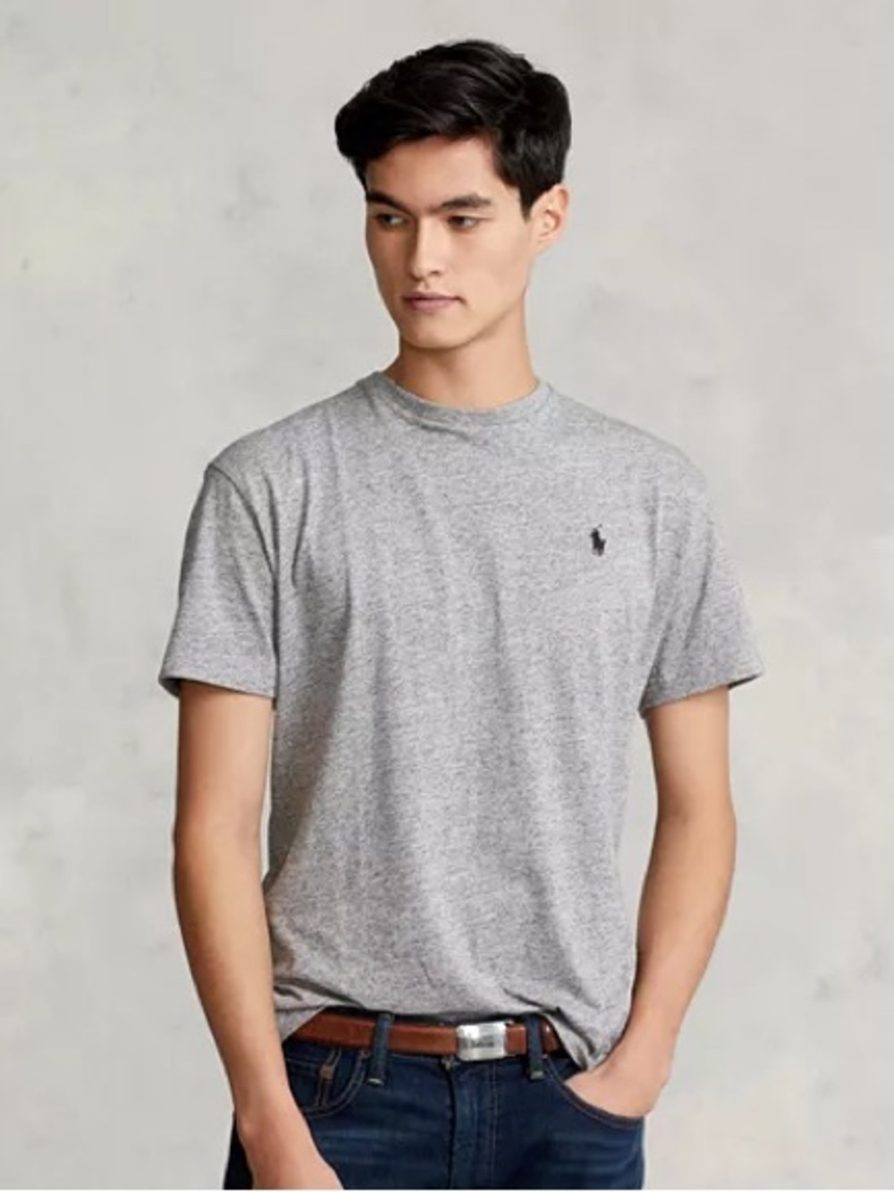 Polo by Ralph Lauren Gray Heather Crewneck Short Sleeve Tee